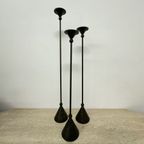 Set Of 3 Bronze Memphis Style Candle Holders , 1980S thumbnail 5