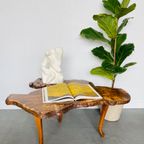 Vintage Coffee Table Tree Trunk thumbnail 5