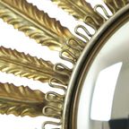 Mid Century Verkoperd Metalen Zonnespiegel Deknudt Convex 55Cm thumbnail 4