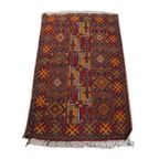 Uniek En Oud Oosters Vloerkleed Met Geweldige Kleuren En Onder Andere Oranje Details 135x81cm thumbnail 2