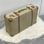 Brocante Koffer Met Riemen Vintage Suitcase Opberger thumbnail 5