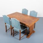 Provenance Oak Dining Set / Eetkamer Set / Eetkamerstoel / Eettafel From 1950’S thumbnail 3