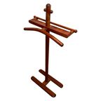 Vintage Scandinavian Made - Dressboy / Valet Stand - Dark Wood thumbnail 5