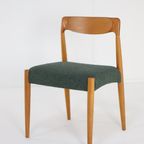 Set Van 4 Deense Stoelen Eetkamerstoelen 'bjerremose' Vintage Reupholstered thumbnail 14