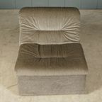 Mid-Century Modulaire Bank – Velours Pepitastof – Jaren 70 thumbnail 10