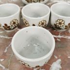 Vintage Keramiek Theeservies. Theepot En Kop En Schotels thumbnail 5