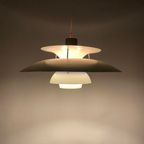 White And Purple Ph5 Pendant Light By Poul Henningsen For Louis Poulsen 1970 thumbnail 10