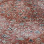 Erg Leuk Vloerkleed/ Tapijt In Oosterse Stijl Met Onder Andere Oudroze En Rode Tinten 298x201cm thumbnail 5