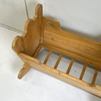 Xl Houten Poppenwieg Schommelbedje thumbnail 6