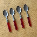 Vintage Ikea Cutlery Set With Red Handles thumbnail 4