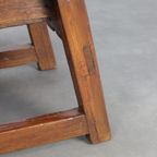 Antique Wooden Side Table With Drawer, 18th Century thumbnail 9