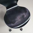 Vintage Draaistoel Model 3117 Van Arne Jacobsen Voor Fritz Hansen thumbnail 9