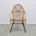 Vintage Fauteuil Fauteuiltje Rotan Stoel Stoelje thumbnail 3