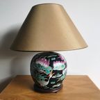 Chinese Lamp Voet Famille Noir Vintage thumbnail 8