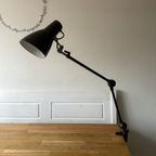 Vintage Scharnier Bureaulamp Met Tafelklem thumbnail 8