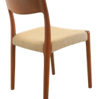 Set 4 Deense Vintage Eetkamerstoelen Stoelen thumbnail 7
