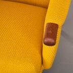 Geherstoffeerde Deens Design Gele Fauteuil By Johannes Andersen, 1960S thumbnail 11