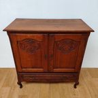 Vintage Queen Ann Barkast Wandkast Buffetkast Dressoir 803 thumbnail 6