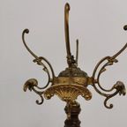 Messing Rococo Staande Kapstok Hollywood Regency Hall Tree 9 thumbnail 8
