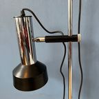 Mid Century Vloerlamp Met Twee Zwart/Chroom Spots thumbnail 9