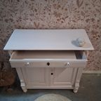 Vintage Brocante Biedermeiercommode Dressoir Speelgoedkast Hout Uniek “sophia” thumbnail 6