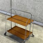 Opvouwbare Serveerwagen Trolley Bremshey & Co 1970s thumbnail 4