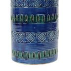 Vintage Italiaanse Vaas Ceramiche Minerva Blauw Keramiek thumbnail 9