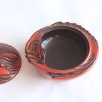 Takaoka Shikki Lacquerware Seabream Bonbonniere Box, Japan 1920S thumbnail 6