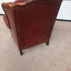 Vintage Schaapsleren Fauteuil Met Karakter thumbnail 5