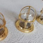 Set Van 3 Vintage Gouden Schip Stijl Plafondlampen thumbnail 13
