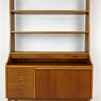 Scandinavisch Vintage Teak Fineren Boekenkast thumbnail 14