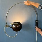 Vintage Herda Eyeball Wall Light | Space Age Chrome Verlichting | Jaren 70 Arc Lamp thumbnail 3