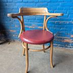 2 Art Nouveau Bentwood Chairs Thonet Stijl thumbnail 7