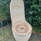 Bohemian Boho Rotan Bamboe Fauteuil Handgemaakt thumbnail 5