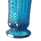 Prachtige Blauwe Glazen Vaas Ca 1930 1940 Art Deco thumbnail 7