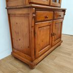 Vintage Landelijke Grenen Buffetkast Wandkast Buffet Kast. thumbnail 9