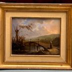 Landschap "Meisje Op De Brug". thumbnail 2