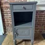 Grijs Nachtkastje Marmer Blad thumbnail 3