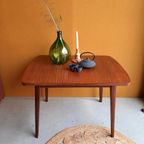 Retro Vintage Teakhouten Eettafel, Diner Table, Tafel thumbnail 2