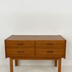 Scandinavisch Vintage Teak Fineren Ladekast Renal thumbnail 10