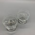 Set Vintage Coupe Glazen Druivenrank 70's 2 Stuks thumbnail 2