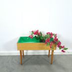 Formica Plantenbak Met Houten Poten thumbnail 2