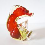 Vintage Beeld Oranje Gele Murano Vis Beeldje Glas Kunst thumbnail 6