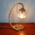 Art Nouveau-lamp In Verguld Brons, Eind 19e Eeuw. thumbnail 7
