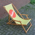 Vintage Houten Strandstoel Inklapbaar thumbnail 5