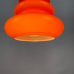 1 Of 2 Orange Glass Pendant Light By Peill And Putzler 1960 thumbnail 8