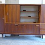 Mooie Vintage Highboard Midcentury Wandkast thumbnail 8