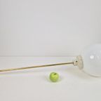 Vintage Bol Hanglamp Schoollamp Koper Stang Art Deco ‘50 thumbnail 4