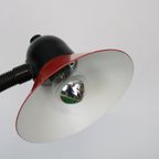 Originele Rode Bureaulamp Van Nf Elektriciteit - Model 1215 - Frankrijk 1980 thumbnail 7