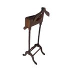 Dressboy / Valet Stand - Made In England - Two Drawers And Elegantly Shaped Wooden Frame thumbnail 6